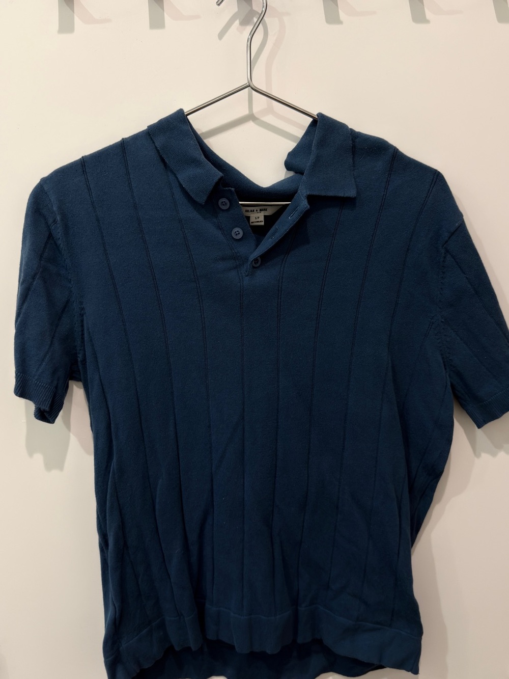 Men's Dark Teal Short-Sleeve Polo Shirt